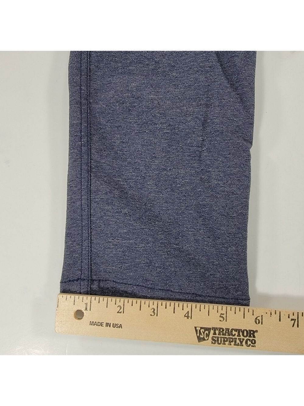 Lululemon Pants Mens 34x31 ABC Pant Slim Tech Canvas Heather Blue Golf Stretch - Picture 9 of 13